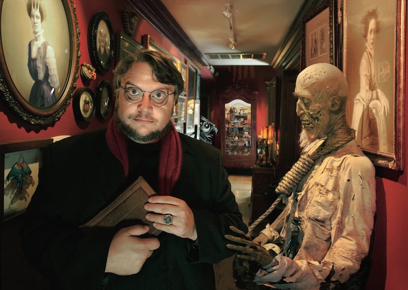 Guillermo-del-Toro – Movie Review Del Toro, whose films include “Hellboy” and “Pan’s Labyrinth,” has amassed in a house outside Los Angeles an enormous collection of horror iconography. “All this stuff feeds you back,” he says.Photograph by Josef Astor